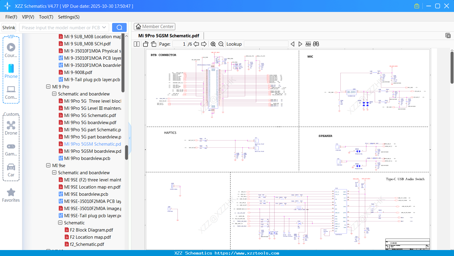 Xiaomi Mi 9Pro 5GSM Schematic